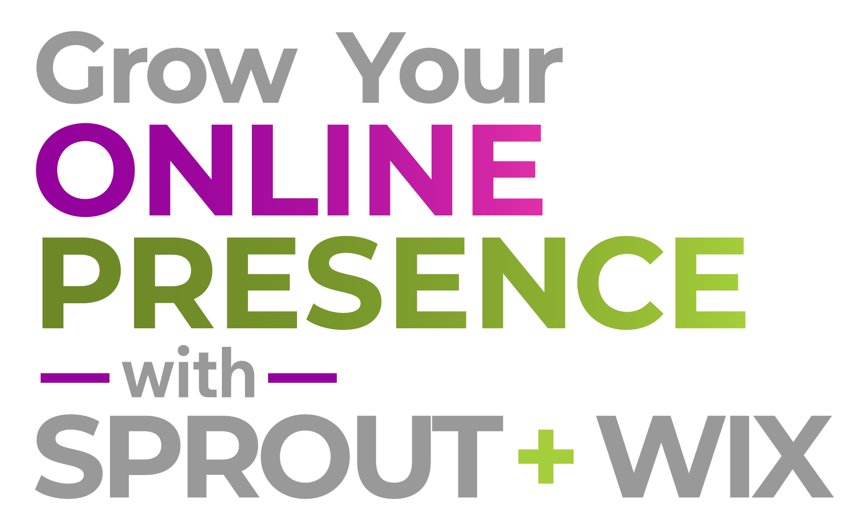 Grow your online presence with Sprout + Wix